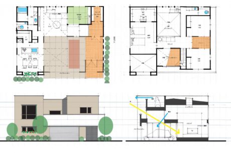 展示場計画、モデルハウスのデザイン提案