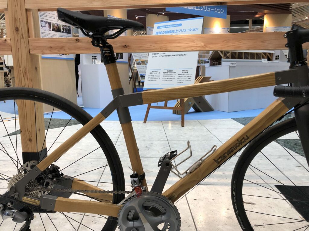 WOODコレクション（モクコレ）2024は木造化・木質化の展示が盛りだくさん　木製自転車