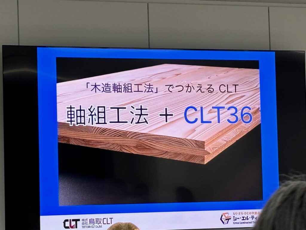 鳥取CLT 　CLT36  軸組工法