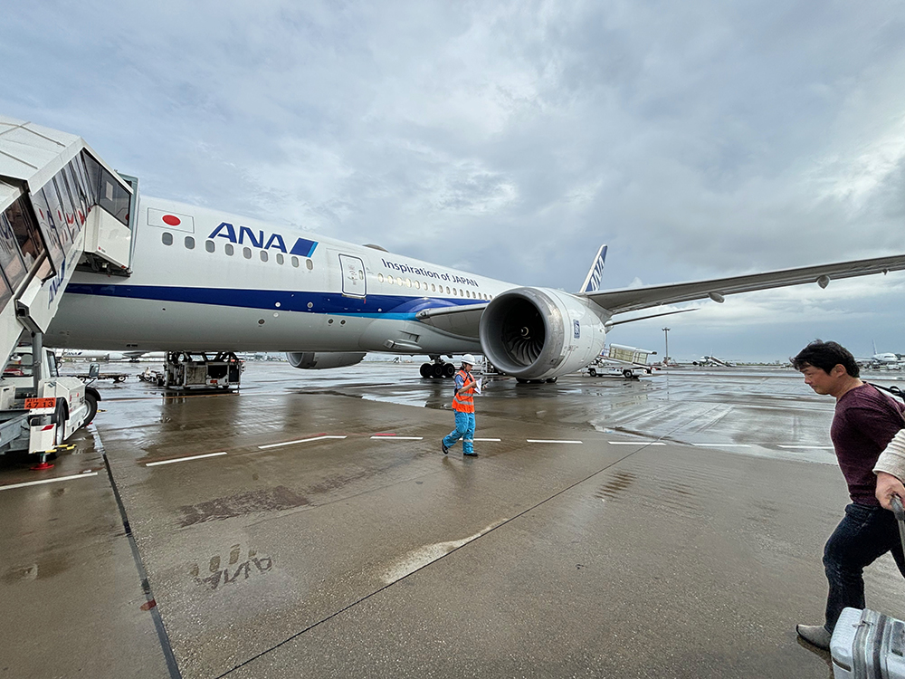 ティンバライズ＋モクラボ九州人「熊本視察2024」（1日目）　台風　飛行機