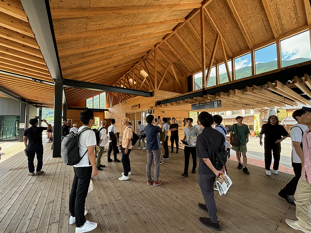 木造非住宅の事例「南阿蘇鉄道立野駅」