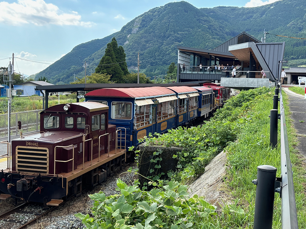 木造非住宅の事例「南阿蘇鉄道立野駅」